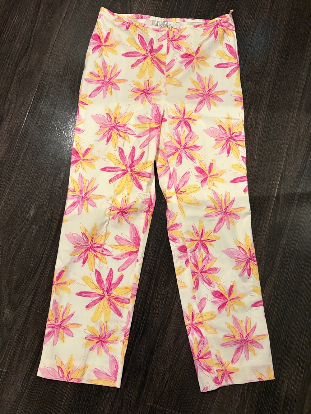 Y2K Casual Corner Annex floral ankle pants/capris